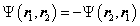 Psi (r1,r2) = - Psi (r2,r1)