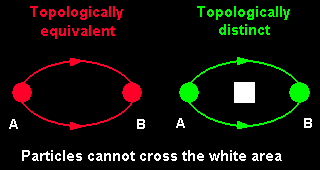Topological euivalent and distinct paths